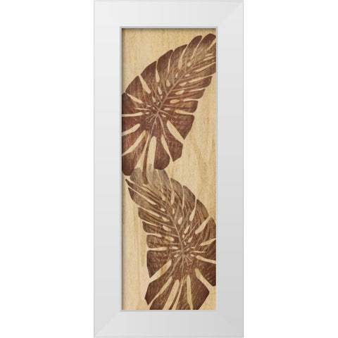 Tiki Grove I White Modern Wood Framed Art Print by Ahava