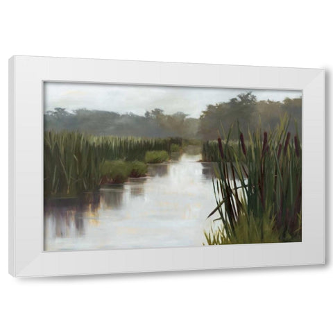Passage White Modern Wood Framed Art Print by Lightell, Megan