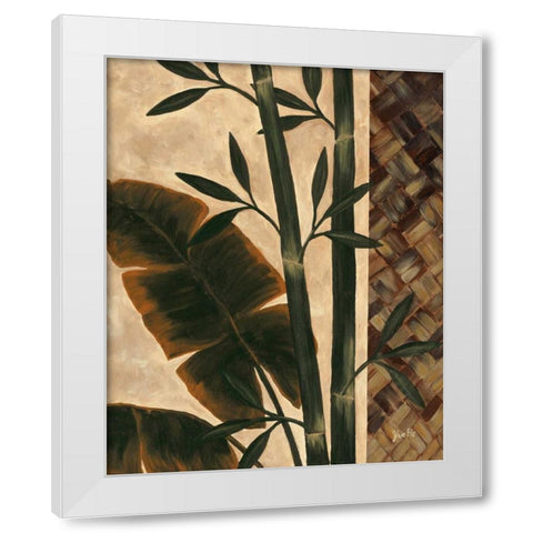 Temperate Flora White Modern Wood Framed Art Print by St. Amant, Yvette