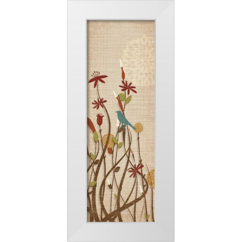 Meadow Fairgrounds II White Modern Wood Framed Art Print by Venter, Tandi