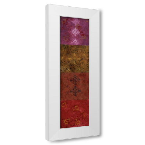 Tamarind Splash I White Modern Wood Framed Art Print by Vindedzis, Rita