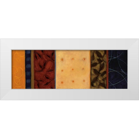 Naturaleza I White Modern Wood Framed Art Print by Dorf, Susan