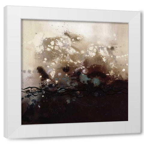 Constellations I White Modern Wood Framed Art Print by Maitland, Laurie