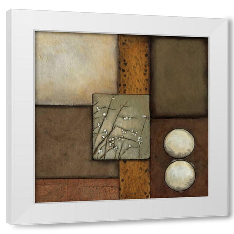 Pussy Willows I White Modern Wood Framed Art Print by St.Germain, Patrick