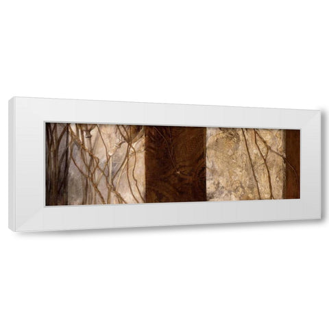 Coppers Edge I White Modern Wood Framed Art Print by Thompson, Linda