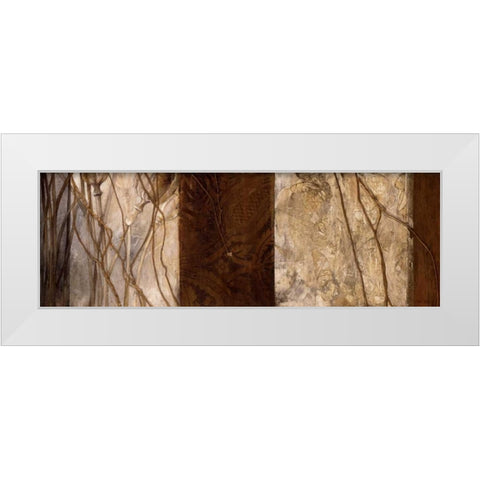 Coppers Edge I White Modern Wood Framed Art Print by Thompson, Linda