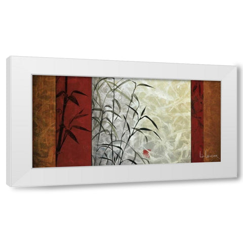 View from Huang Shan White Modern Wood Framed Art Print by Li-Leger, Don