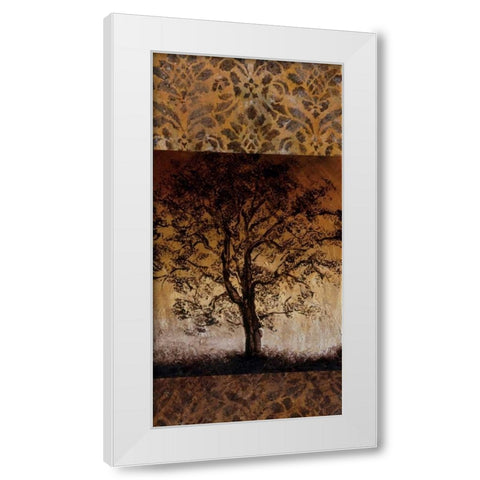 Oak Tree I White Modern Wood Framed Art Print by Kelly, Lynn
