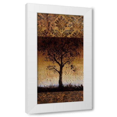 Oak Tree II White Modern Wood Framed Art Print by Kelly, Lynn