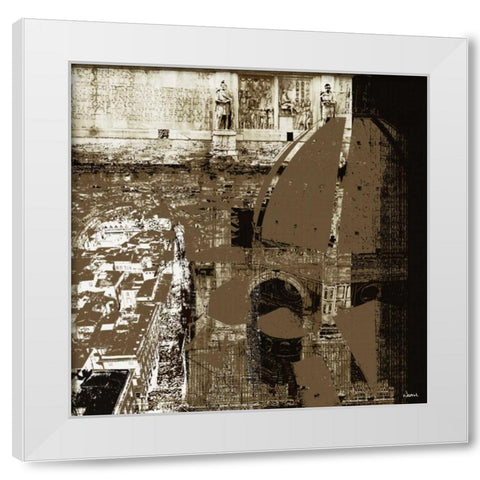 Architectural Renaissance I White Modern Wood Framed Art Print by NOAH