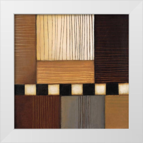 Brushwood II White Modern Wood Framed Art Print by Eve