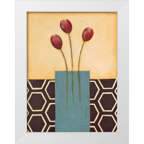 Sweet as Honey I White Modern Wood Framed Art Print by Eve