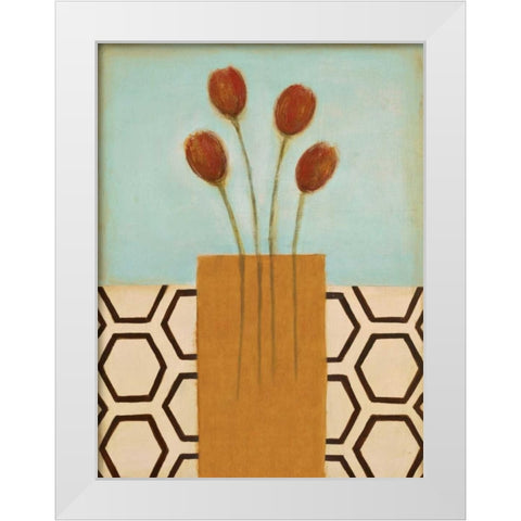 Sweet as Honey II White Modern Wood Framed Art Print by Eve