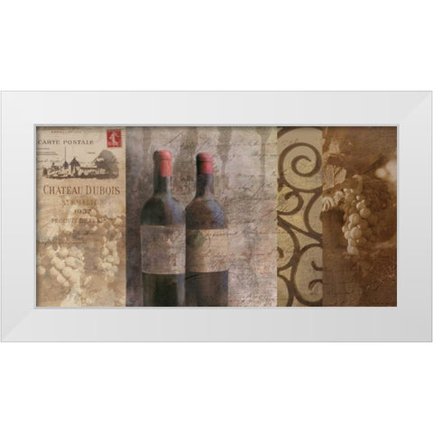 Vintage II White Modern Wood Framed Art Print by Mallett, Keith