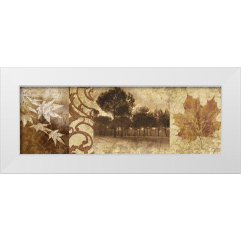 Equinox I White Modern Wood Framed Art Print by Mallett, Keith