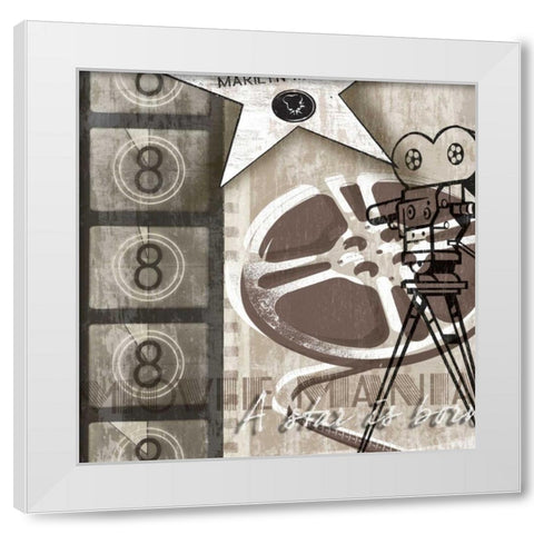 In the Making I White Modern Wood Framed Art Print by Venter, Tandi