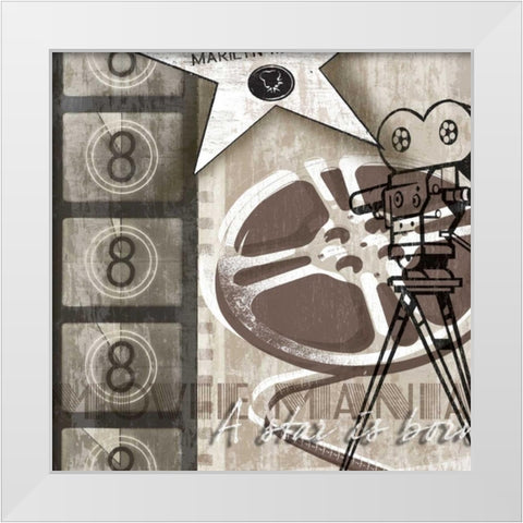 In the Making I White Modern Wood Framed Art Print by Venter, Tandi