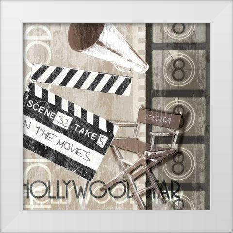 In the Making II White Modern Wood Framed Art Print by Venter, Tandi