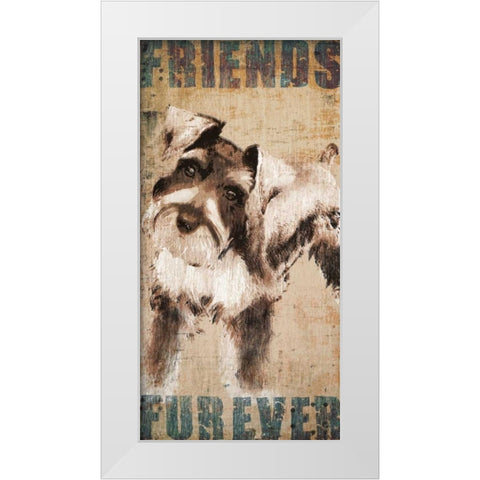 Tyson White Modern Wood Framed Art Print by Venter, Tandi