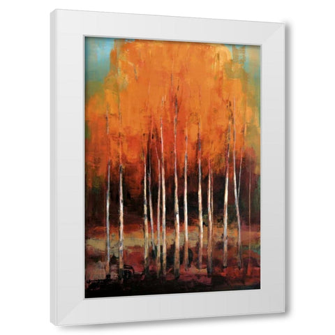 Morning Whisper White Modern Wood Framed Art Print by Colbert , Peter