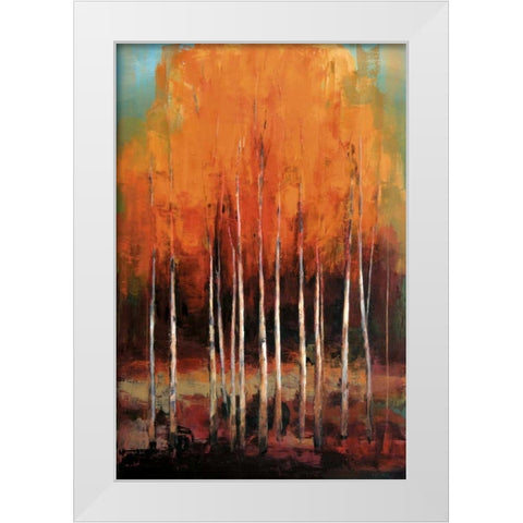 Morning Whisper White Modern Wood Framed Art Print by Colbert , Peter