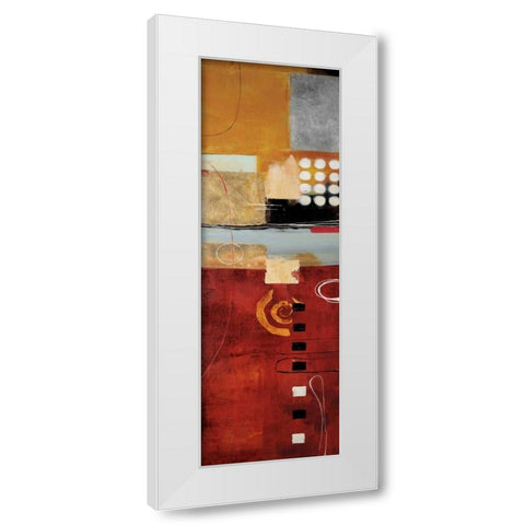 Ironia de Verano White Modern Wood Framed Art Print by Villarreal Santos, Nancy