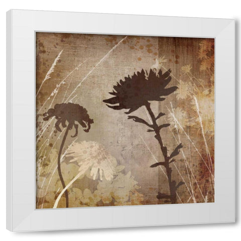 Algarve Silhouettes II White Modern Wood Framed Art Print by Venter, Tandi