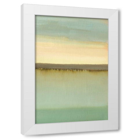 Dusk White Modern Wood Framed Art Print by Gold, Caroline