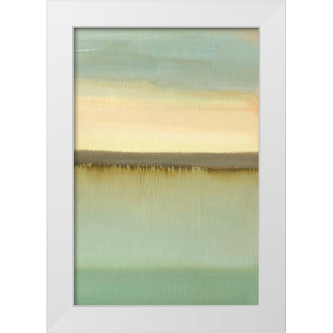 Dusk White Modern Wood Framed Art Print by Gold, Caroline