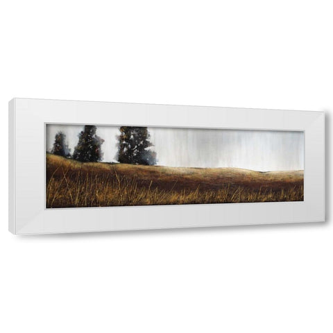 Summer Lights White Modern Wood Framed Art Print by St.Germain, Patrick