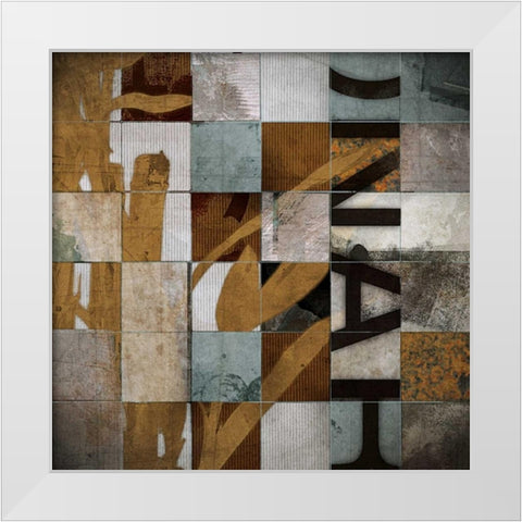 Transformations White Modern Wood Framed Art Print by NOAH