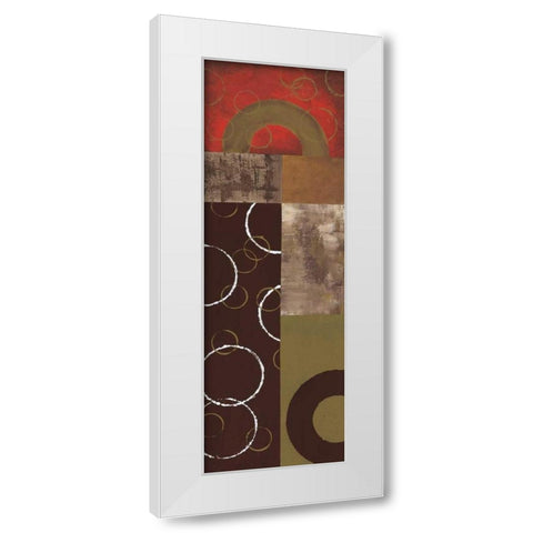 Mix n Match I White Modern Wood Framed Art Print by Kaminsky, Earl