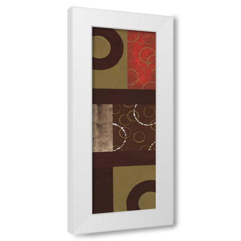 Mix n Match II White Modern Wood Framed Art Print by Kaminsky, Earl
