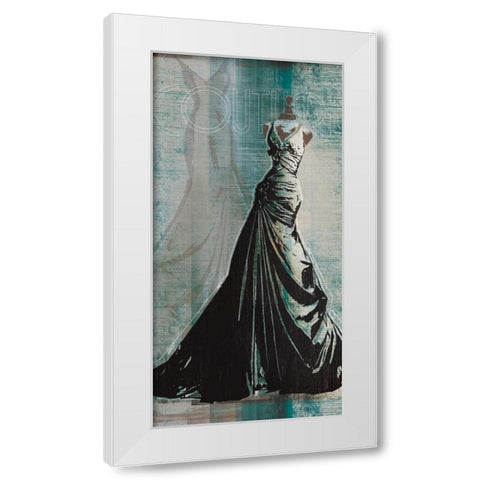 Tonight I White Modern Wood Framed Art Print by Venter, Tandi