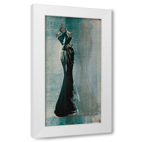 Tonight II White Modern Wood Framed Art Print by Venter, Tandi