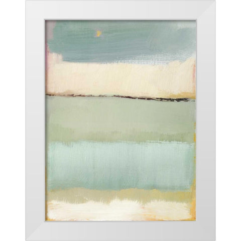 Noon I White Modern Wood Framed Art Print by Gold, Caroline