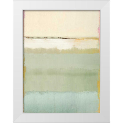 Noon II White Modern Wood Framed Art Print by Gold, Caroline