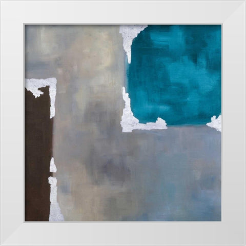 Spa Accent I White Modern Wood Framed Art Print by Maitland, Laurie