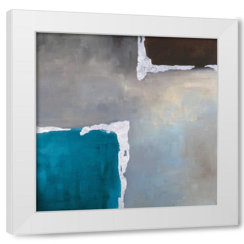 Spa Accent II White Modern Wood Framed Art Print by Maitland, Laurie