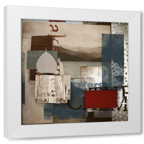 Reverie I White Modern Wood Framed Art Print by NOAH