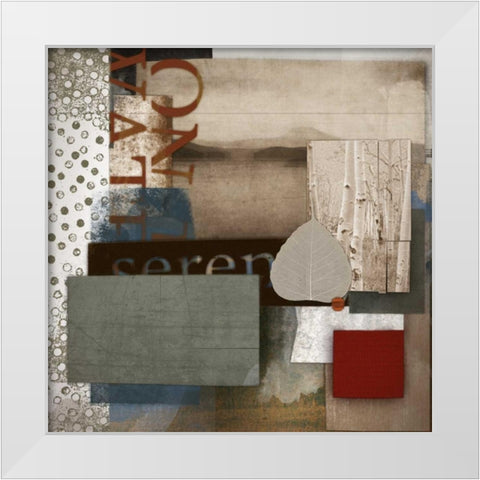 Reverie II White Modern Wood Framed Art Print by NOAH