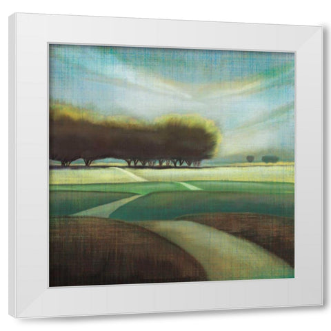 Looking Back II White Modern Wood Framed Art Print by Venter, Tandi