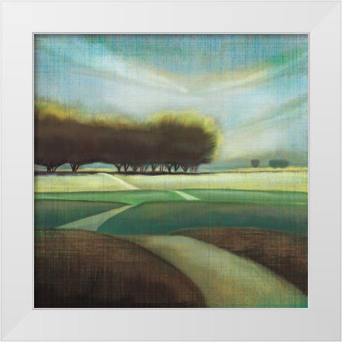 Looking Back II White Modern Wood Framed Art Print by Venter, Tandi