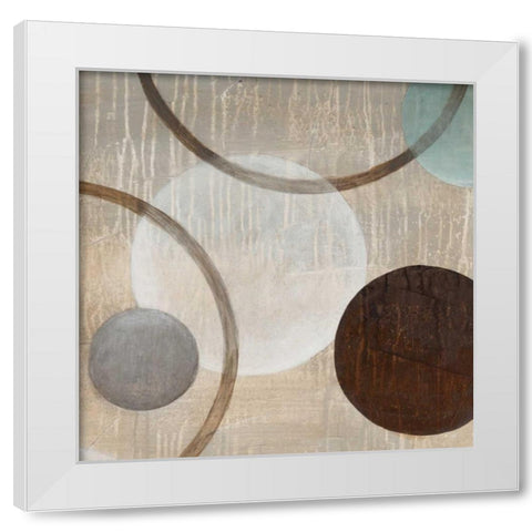 Revolutions I White Modern Wood Framed Art Print by Eve