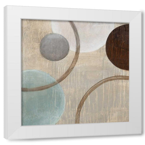 Revolutions II White Modern Wood Framed Art Print by Eve