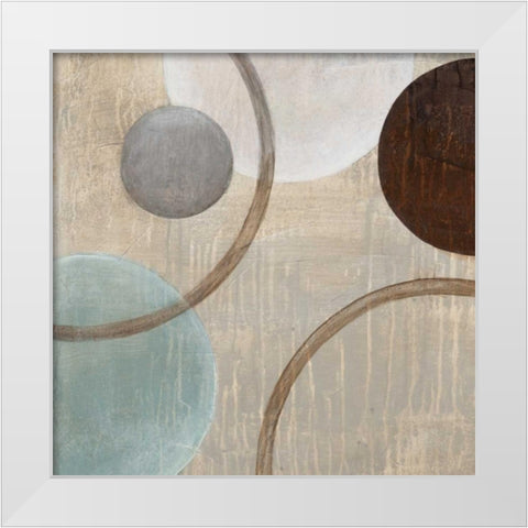 Revolutions II White Modern Wood Framed Art Print by Eve
