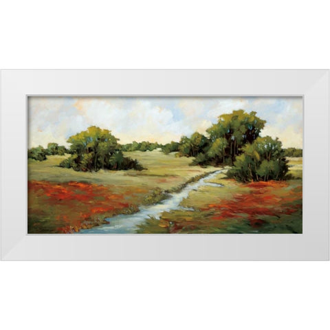 Kissimmee Grasslands White Modern Wood Framed Art Print by Baynes, Maija