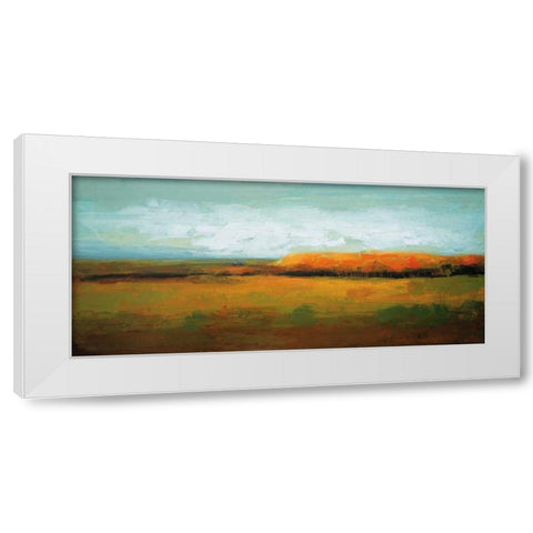 Drivescape White Modern Wood Framed Art Print by Colbert , Peter