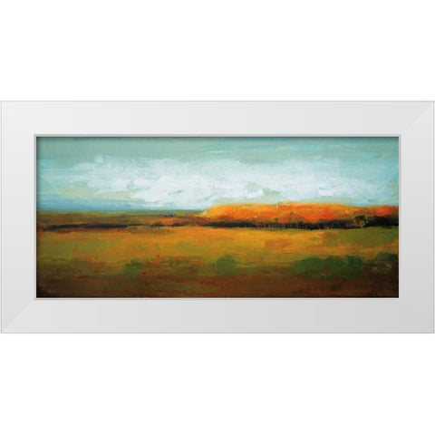Drivescape White Modern Wood Framed Art Print by Colbert , Peter