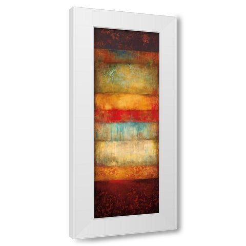 Cebu White Modern Wood Framed Art Print by Emet, Angelina
